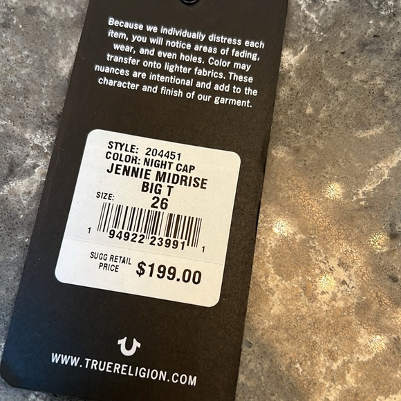 True Religion Jennie Curvy Mid Rise Super Skinny Jeans - Picture 10 of 10